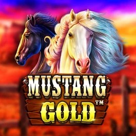 Mustang Gold slot logo by Pragmatic Play at Leon Casino
