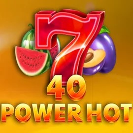 40 Power Hot online game logo by Amusnet Interactive on leonkazino.net