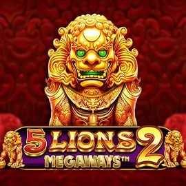 5 Lions Megaways 2 slot visual from Pragmatic Play available on leonkazino.net