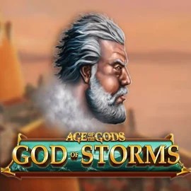 Official Slots logo: Age Of The Gods: God of Storms by Playtech at Leon Casino