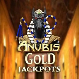 Anubis Gold Jackpots logo by Inspired Gaming Leon Casino
