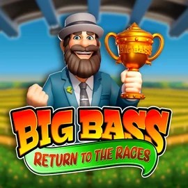 Big Bass Return to the Races by Pragmatic Play, showcased at leonkazino.net – game logo