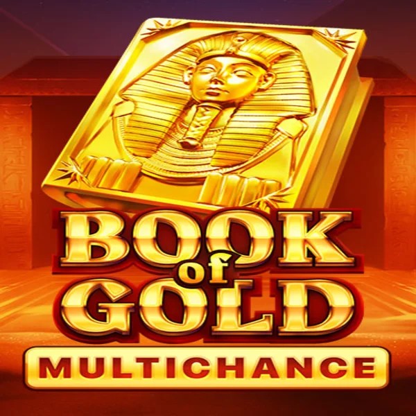 Official Slots logo: Book of Gold Multichance by Playson at Leon Casino