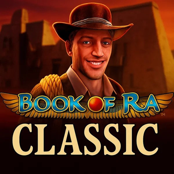Book of Ra Classic logo by Novomatic Leon Casino