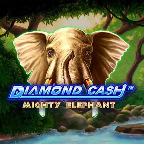 Diamond Cash Mighty Elephant by Greentube, showcased at leonkazino.net – game logo