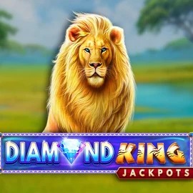 Diamond King Jackpots casino game by SpinPlay Games – featured logo at Leon Casino