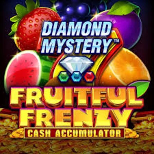 Slots logo of Diamond Mystery Fruitful Frenzy Cash Accumulator from Greentube at Leon Casino