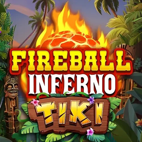 Fireball Inferno Tiki game by NetEnt – logo hosted on Leon Casino