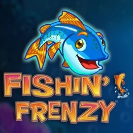 Fishin Frenzy slot visual from Blueprint Gaming available on leonkazino.net