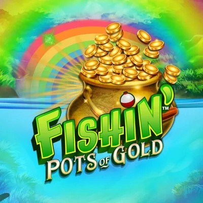 Fishin Pots Of Gold by Gameburger Studios, showcased at leonkazino.net – game logo