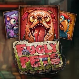 Fugly Pets slot logo by Stakelogic at Leon Casino