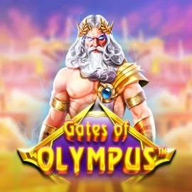Slots logo of Gates of Olympus from Pragmatic Play at Leon Casino