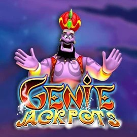 Genie Jackpots by Blueprint Gaming, showcased at leonkazino.net – game logo