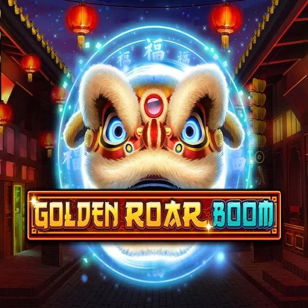 Golden Roar BOOM slot visual from Greentube available on leonkazino.net
