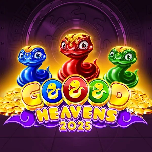 Goood Heavens by Rarestone Gaming, showcased at leonkazino.net – game logo