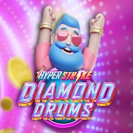 Hyper Strike Diamond Drums by Gameburger Studios, showcased at leonkazino.net – game logo
