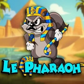 Official Slots logo: Le Pharaoh by Hacksaw Gaming at Leon Casino