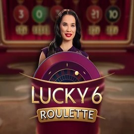 Official Live Casino logo: Lucky 6 Roulette by Pragmatic Play at Leon Casino