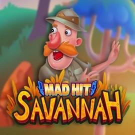 Mad Hit Savannah slot logo by RubyPlay at Leon Casino