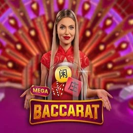 Mega Baccarat casino game by Pragmatic Play – featured logo at Leon Casino