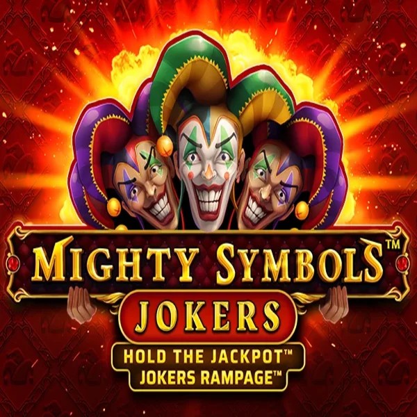 Mighty Symbols Joker slot logo by Wazdan at Leon Casino