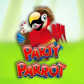 Party Parrot slot logo by Rival at Leon Casino