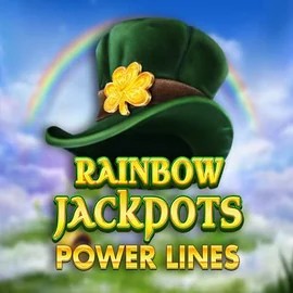 Rainbow Jackpots Power Lines online game logo by Red Tiger Gaming on leonkazino.net