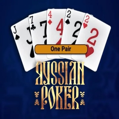 Russian Poker game by OneTouch Games – logo hosted on Leon Casino