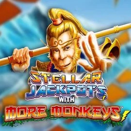 Stellar Jackpots with More Monkeys by Lightning Box Game, showcased at leonkazino.net – game logo