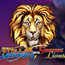 Enjoy Stellar Jackpots with Serengeti Lions by Lightning Box Game – logo hosted on leonkazino.net
