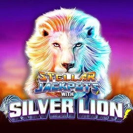 Stellar Jackpots with Silver Lion game by Lightning Box Game – logo hosted on Leon Casino