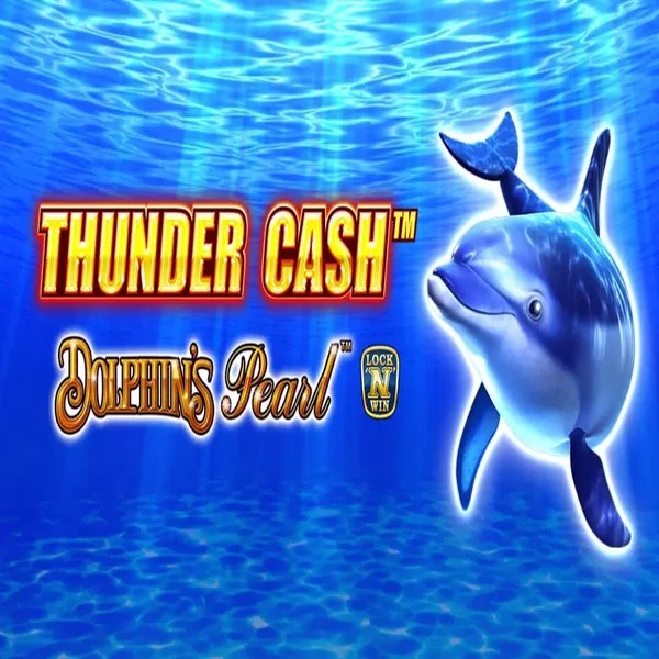 Official Slots logo: Thunder Cash Dolphins Pearl by Novomatic at Leon Casino