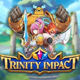 Slots logo of Trinity Impact from Play’n GO at Leon Casino