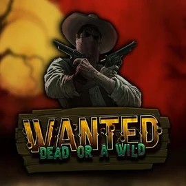 Slots logo of Wanted Dead or a Wild from Hacksaw Gaming at Leon Casino