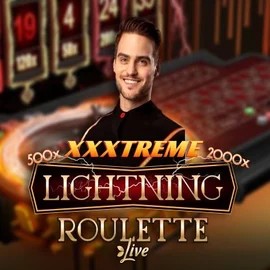 XXXtreme Lightning Roulette slot logo by Evolution at Leon Casino